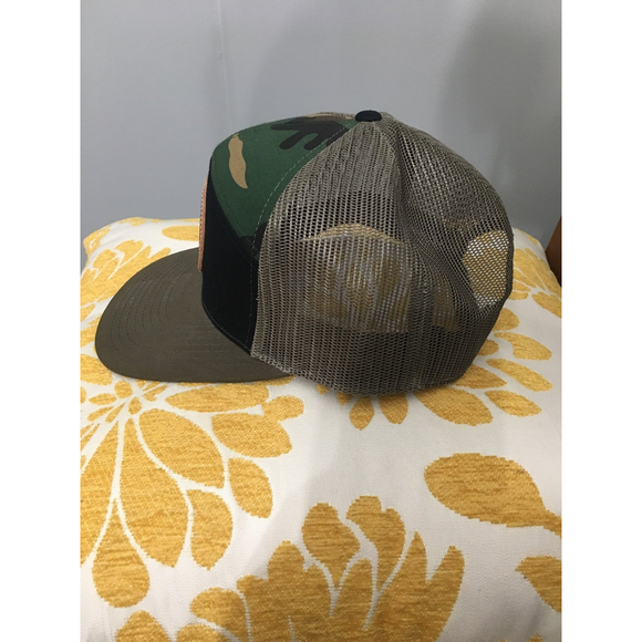 Military Support Our Troops Camoflauge Hat - Picture 4 of 5